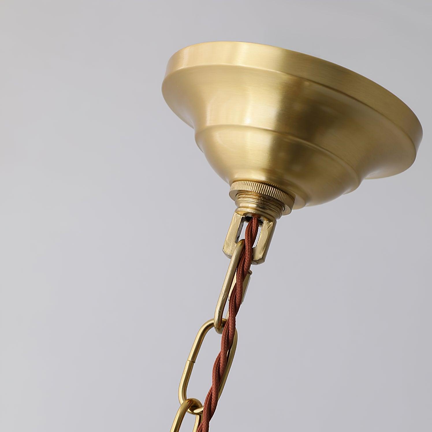 Yave Chandelier Tassel Glass Vintage-Neutral Decor