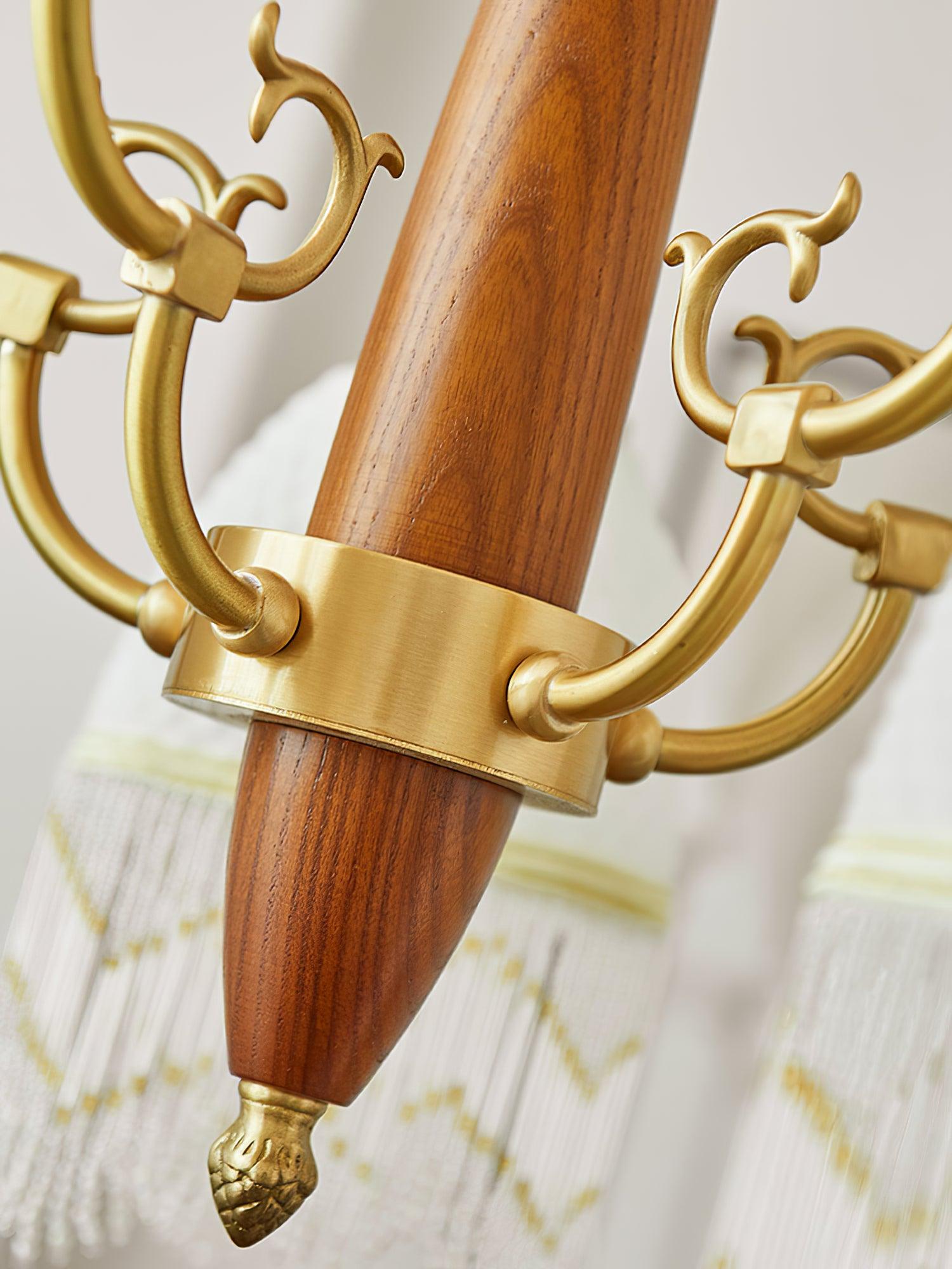 Yave Chandelier Tassel Glass Vintage-Neutral Decor