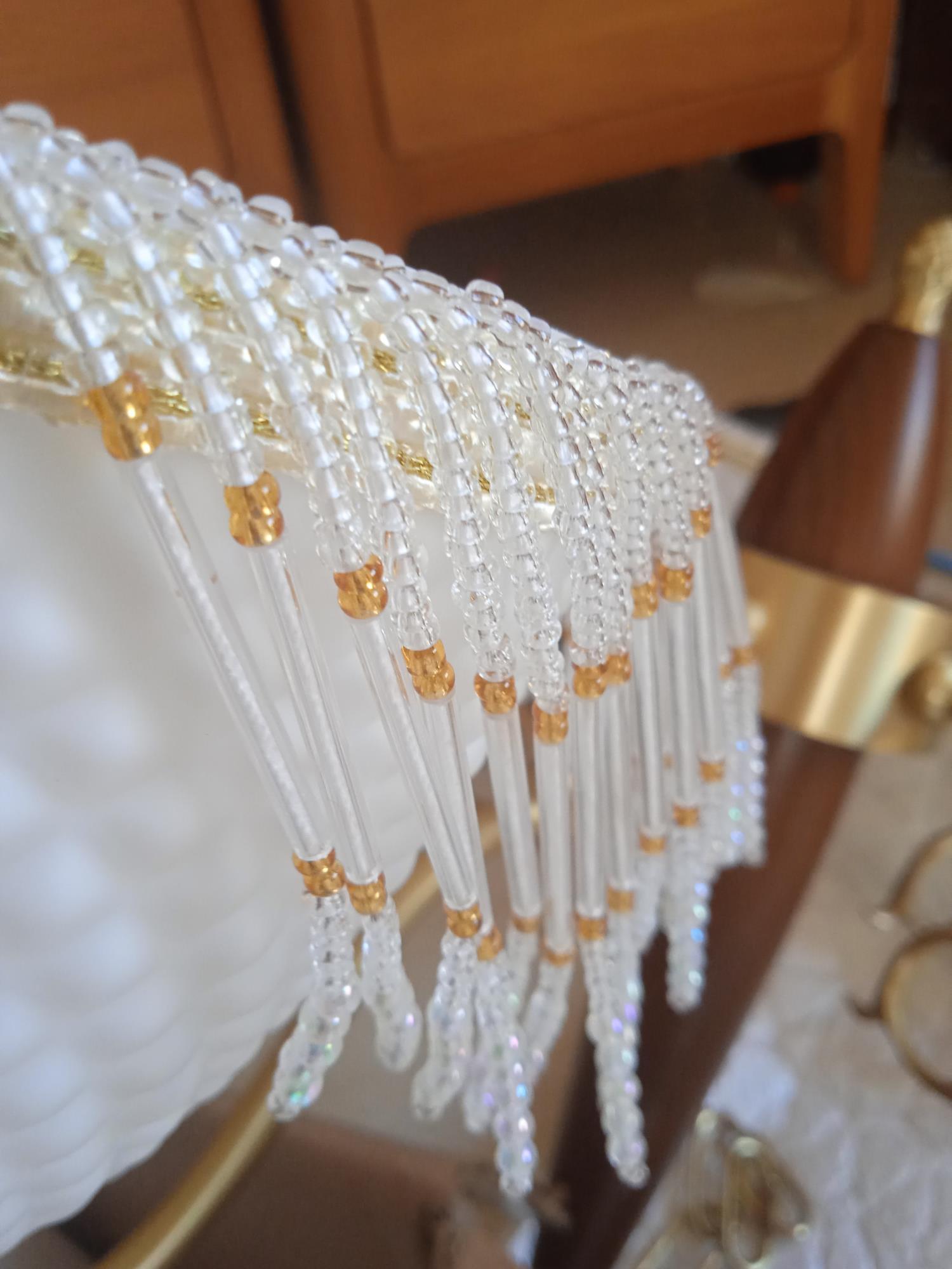 Yave Chandelier Tassel Glass Vintage-Neutral Decor