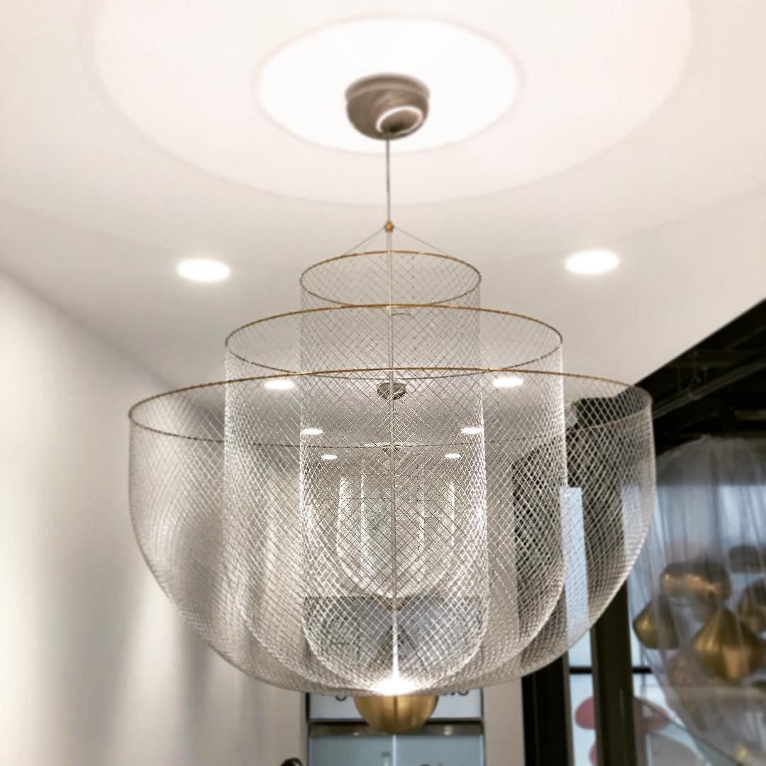 Lustra Chandelier Meshmatics Hanging Radiant-Neutral Decor