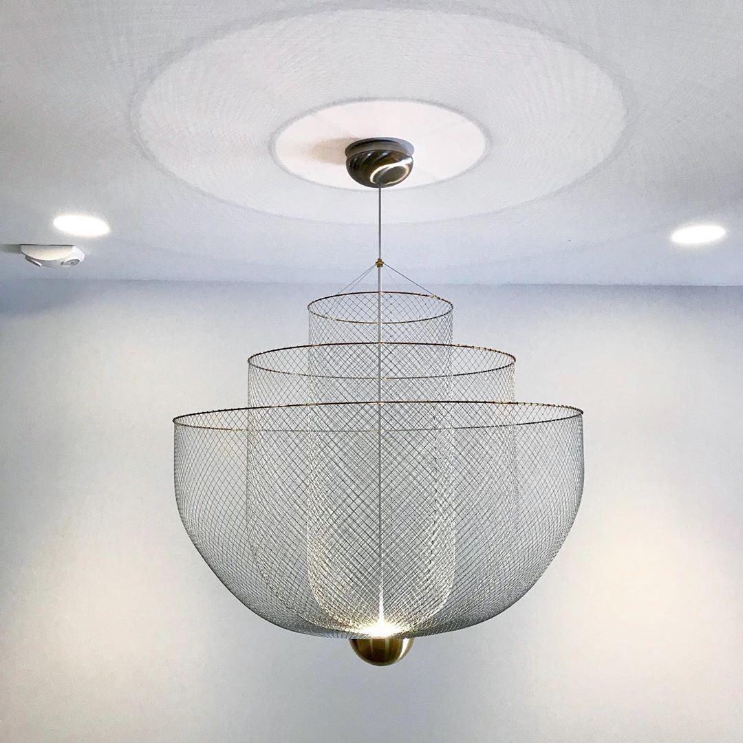 Lustra Chandelier Meshmatics Hanging Radiant-Neutral Decor