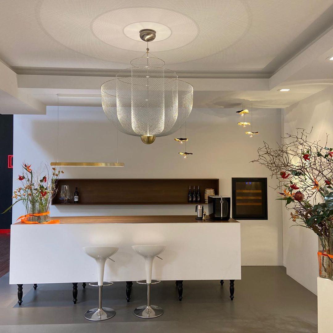 Lustra Chandelier Meshmatics Hanging Radiant-Neutral Decor