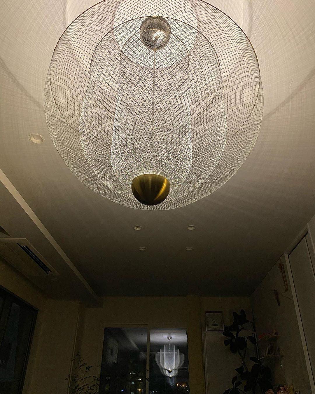 Lustra Chandelier Meshmatics Hanging Radiant-Neutral Decor