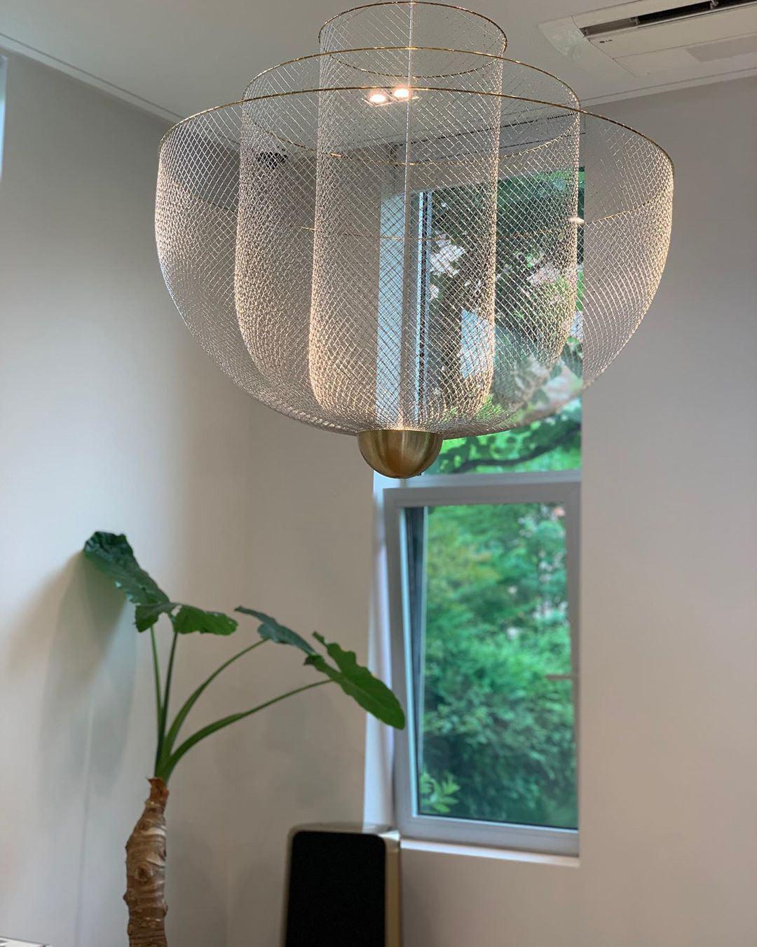 Lustra Chandelier Meshmatics Hanging Radiant-Neutral Decor