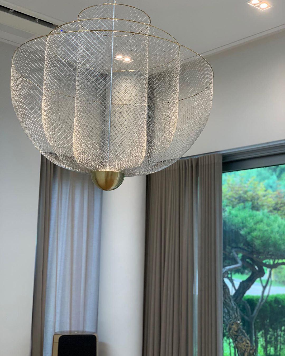 Lustra Chandelier Meshmatics Hanging Radiant-Neutral Decor
