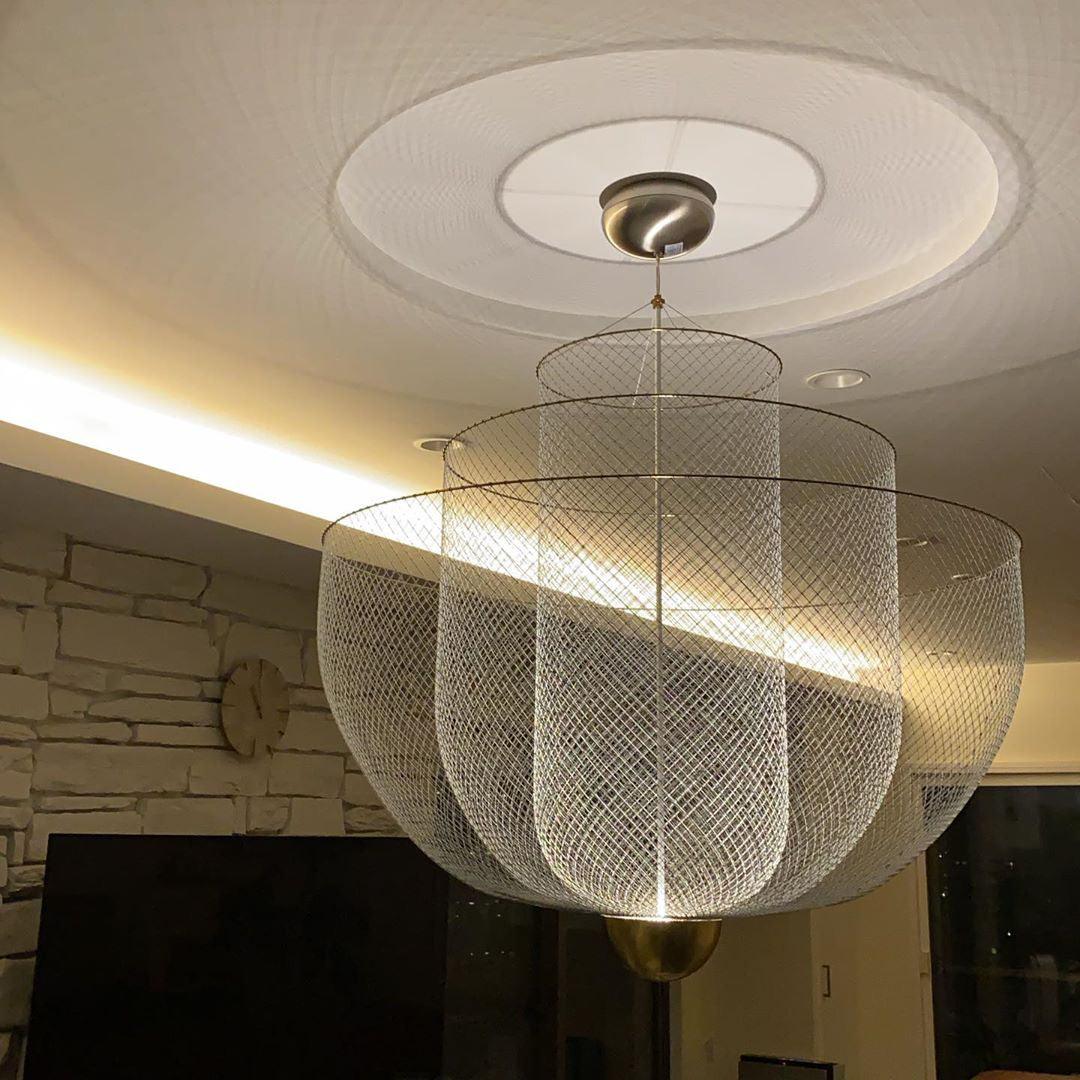 Lustra Chandelier Meshmatics Hanging Radiant-Neutral Decor