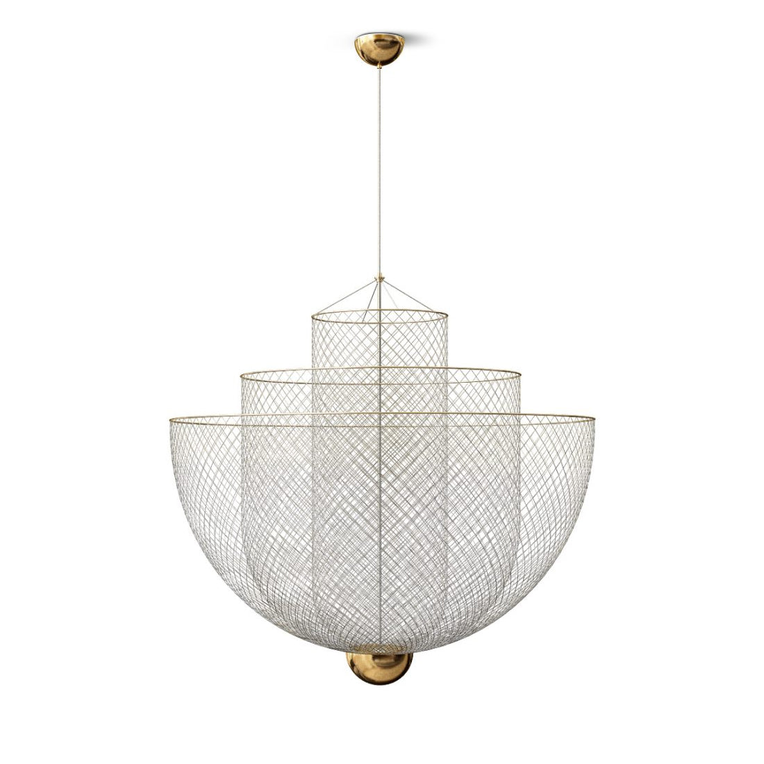 Lustra Chandelier Meshmatics Hanging Radiant-Neutral Decor