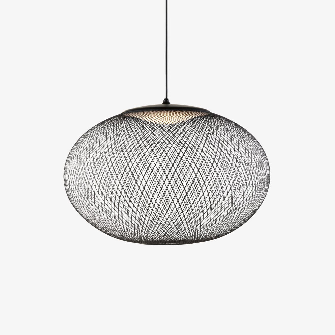 Lustra Pendant Lamp Metallic Mesh Black-Neutral Decor