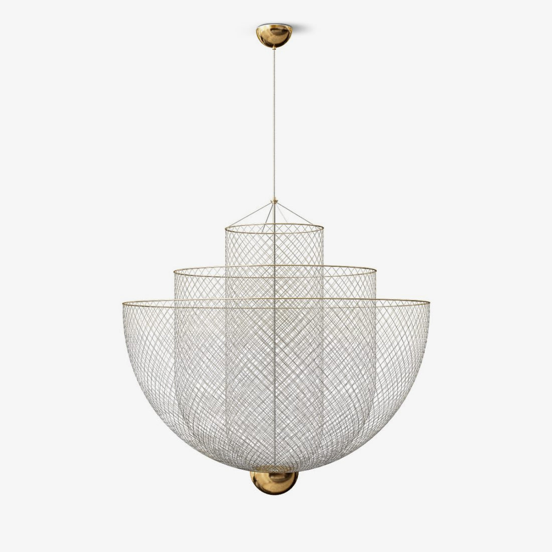 Lustra Chandelier Meshmatics Hanging Radiant-Neutral Decor
