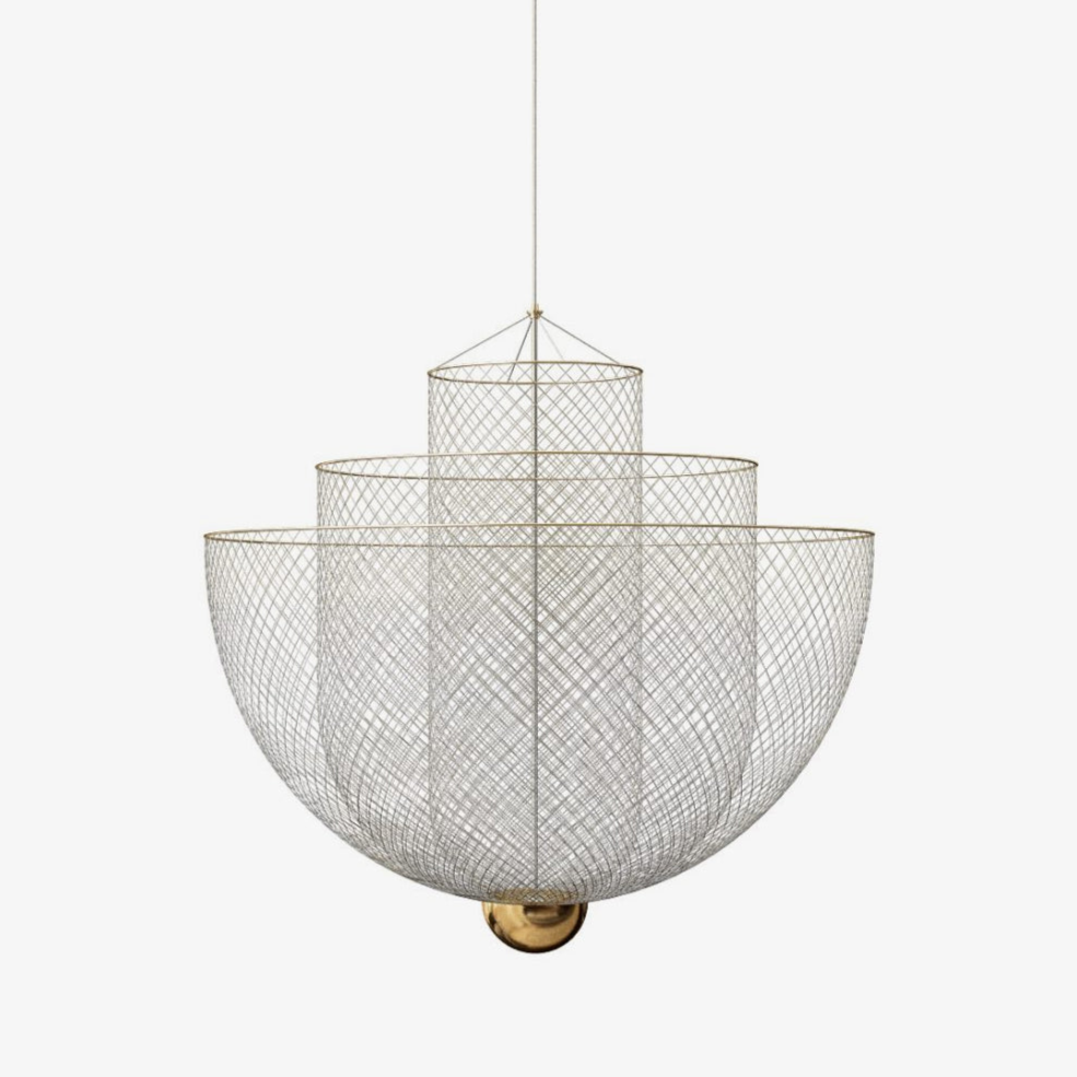 Lustra Chandelier Meshmatics Hanging Radiant-Neutral Decor