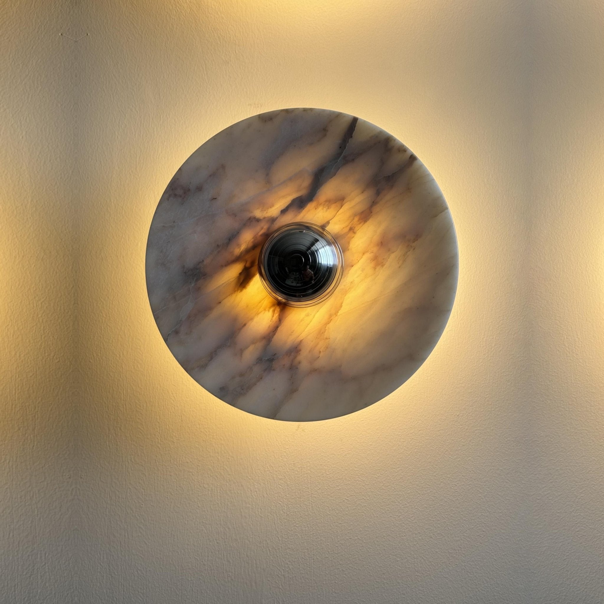 Evthaia Modern Minimalist Marble Wall Lamp-Neutral Decor