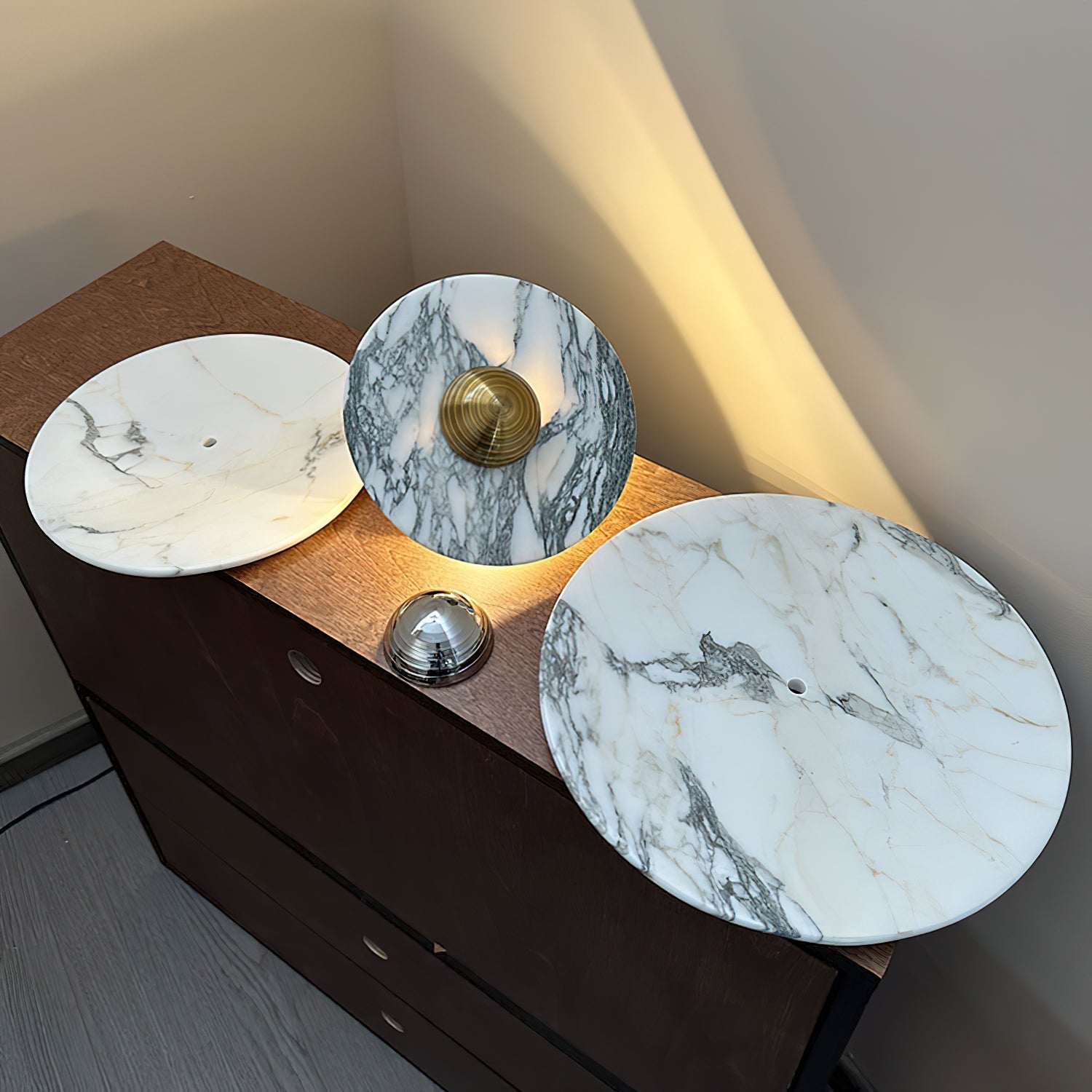 Evthaia Modern Minimalist Marble Wall Lamp-Neutral Decor