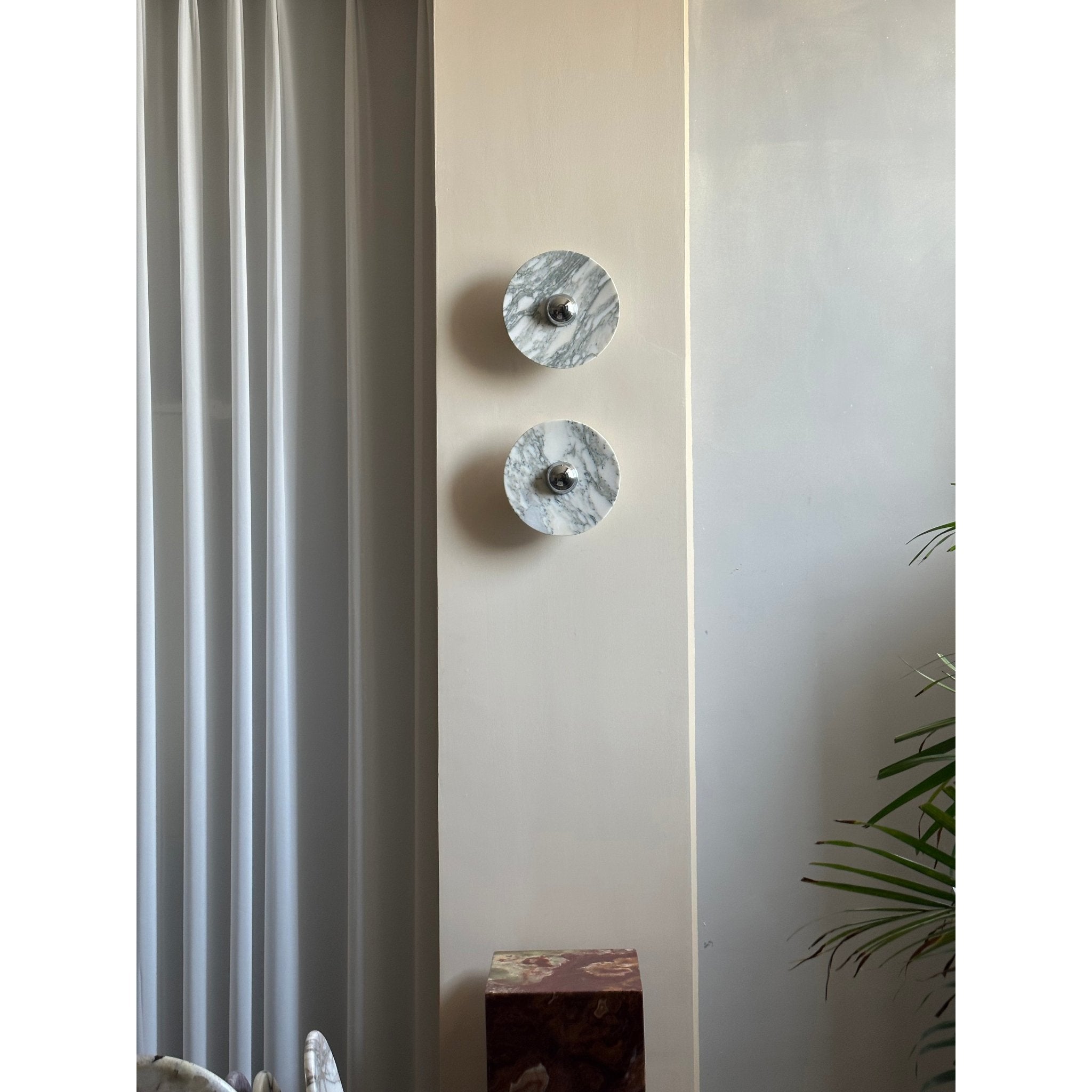 Evthaia Modern Minimalist Marble Wall Lamp-Neutral Decor