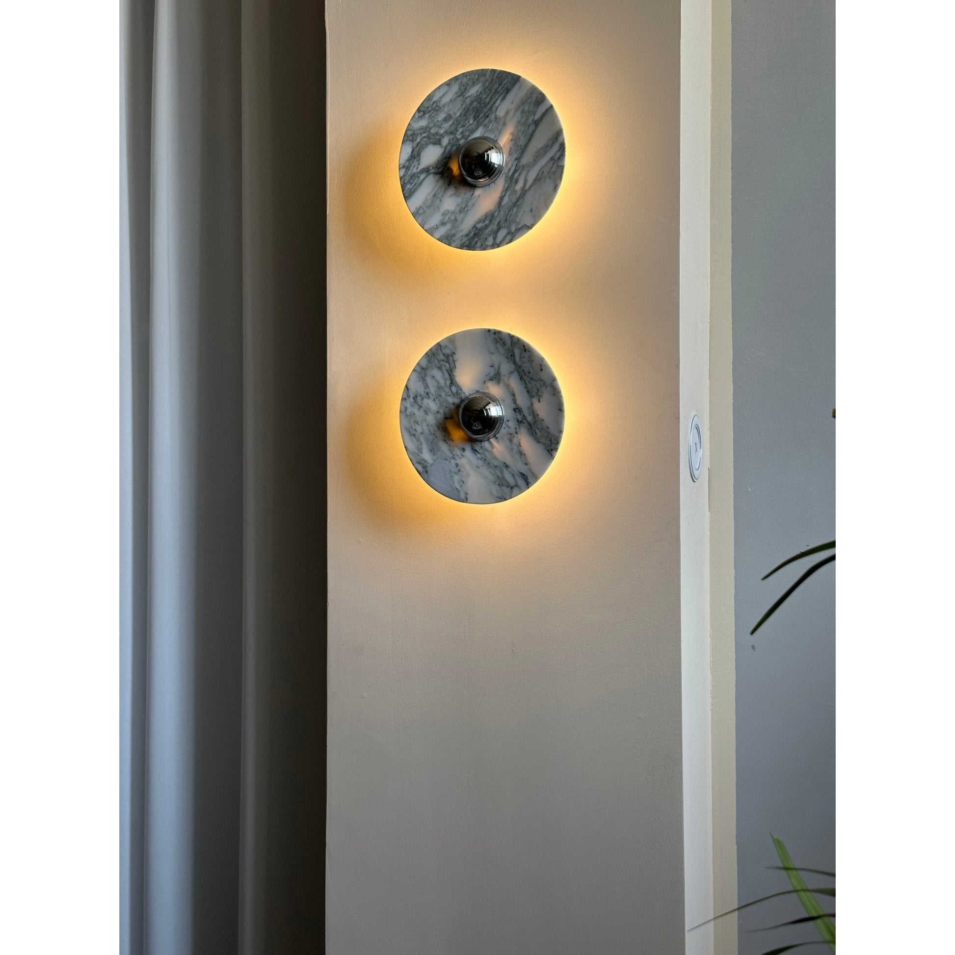 Evthaia Modern Minimalist Marble Wall Lamp-Neutral Decor