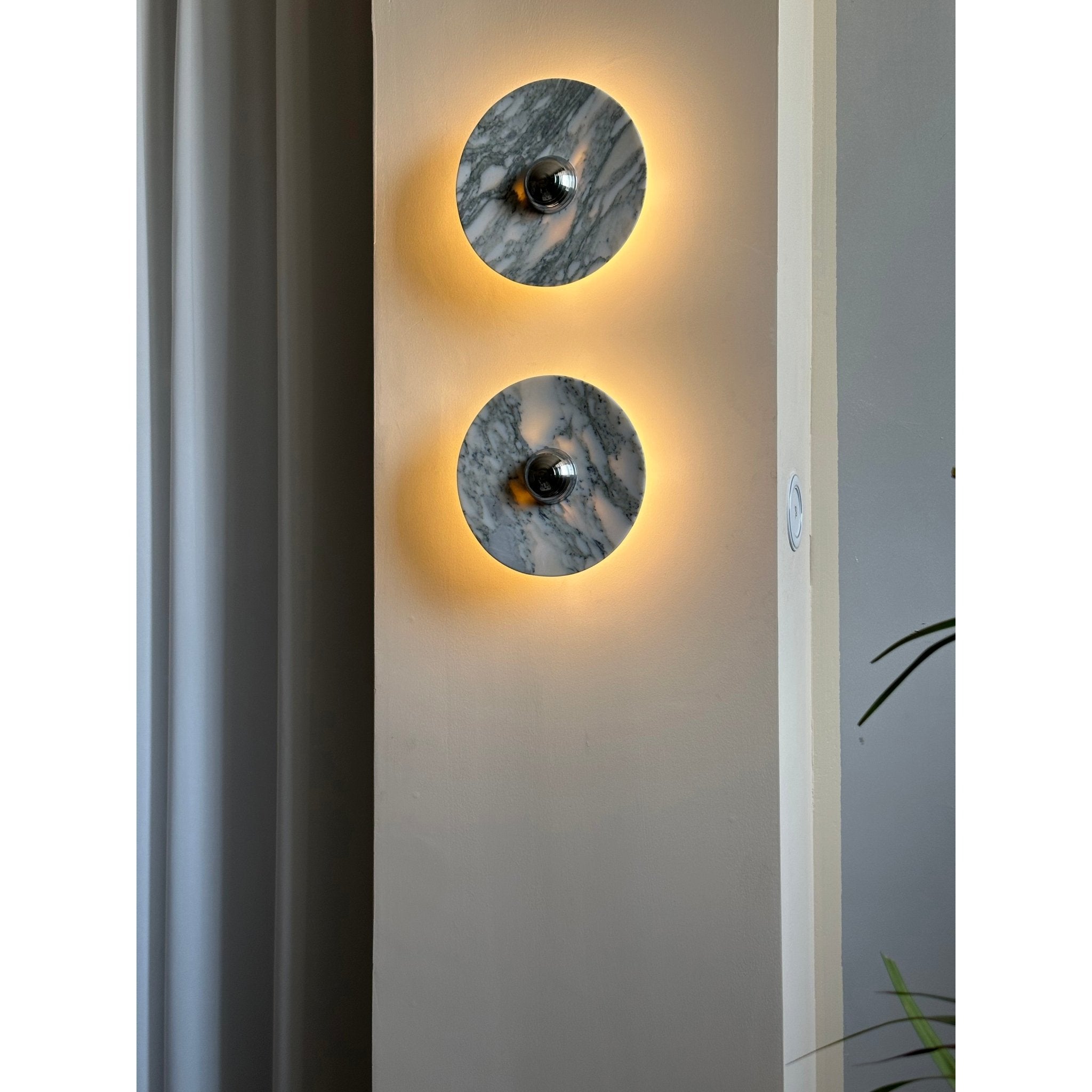 Evthaia Modern Minimalist Marble Wall Lamp-Neutral Decor
