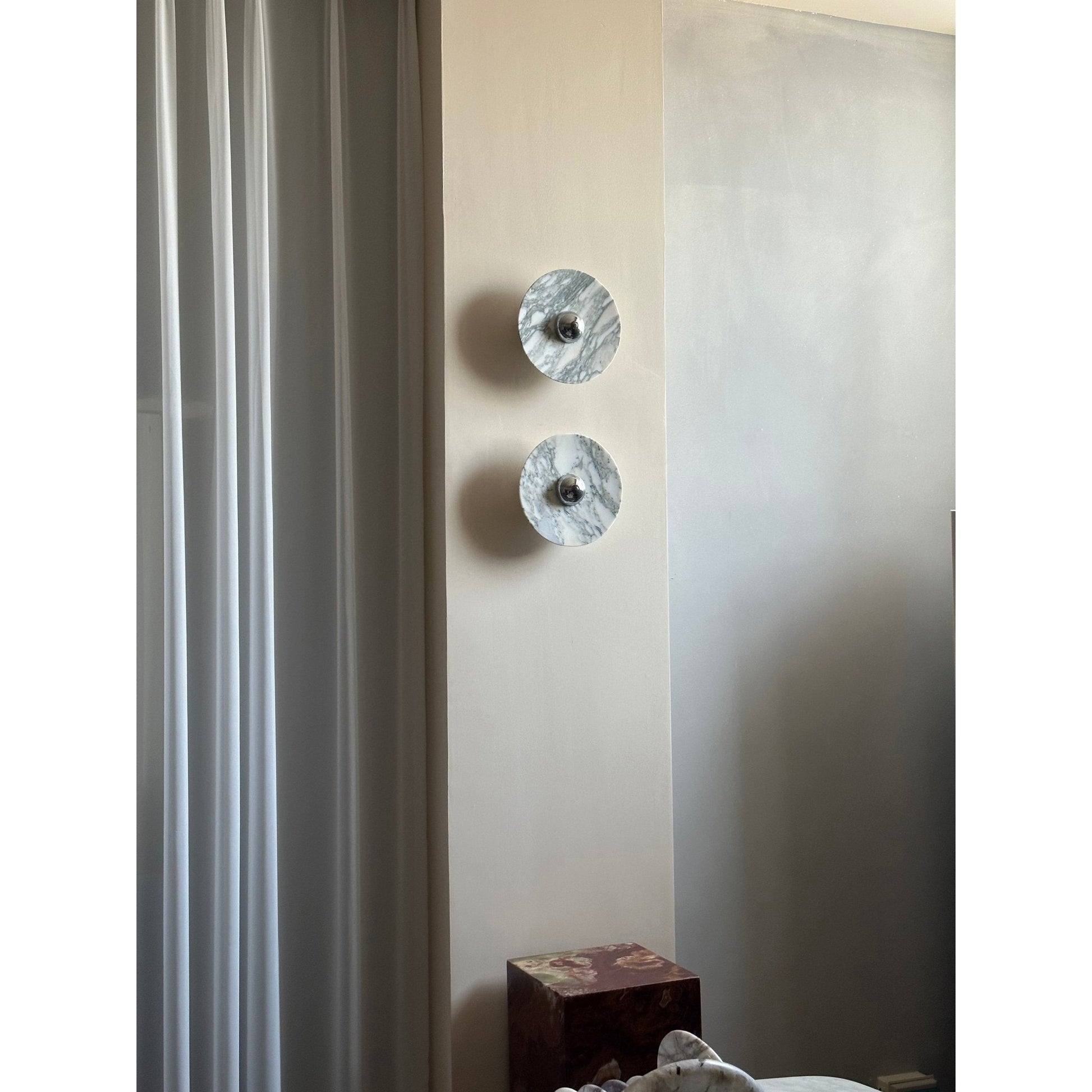 Evthaia Modern Minimalist Marble Wall Lamp-Neutral Decor