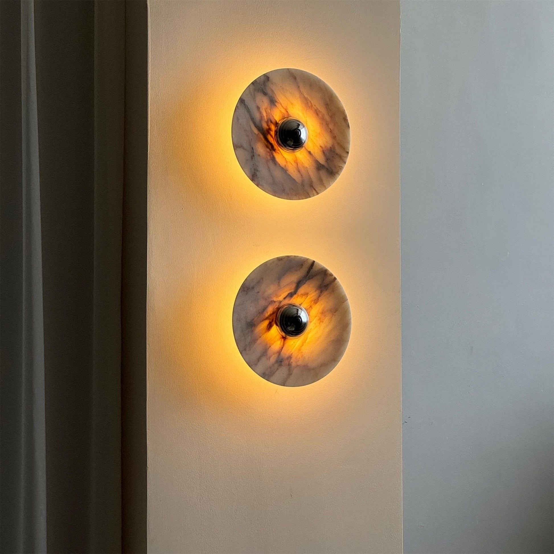 Evthaia Modern Minimalist Marble Wall Lamp-Neutral Decor