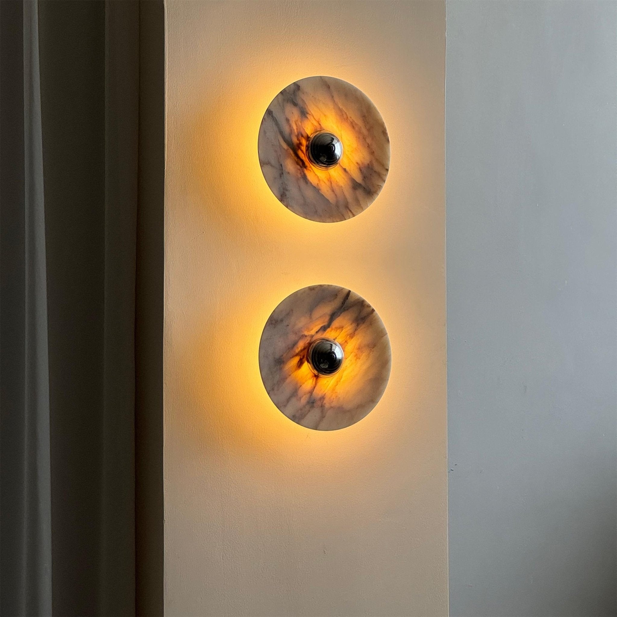 Evthaia Modern Minimalist Marble Wall Lamp-Neutral Decor