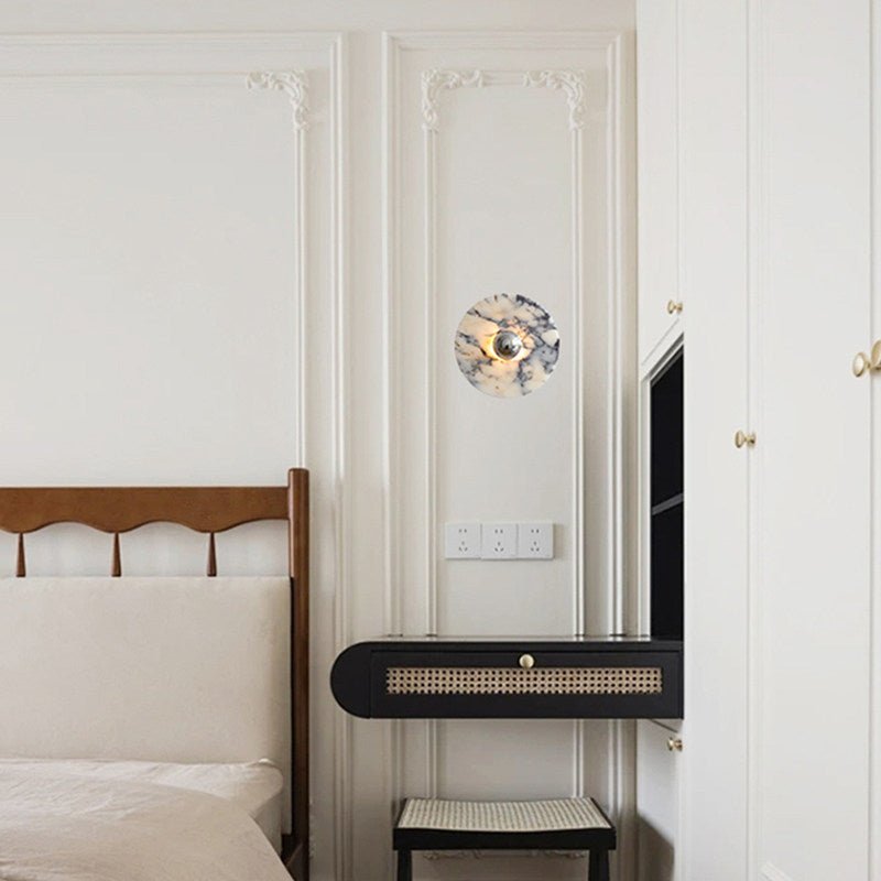Messier Marble Wall Lamp-Neutral Decor