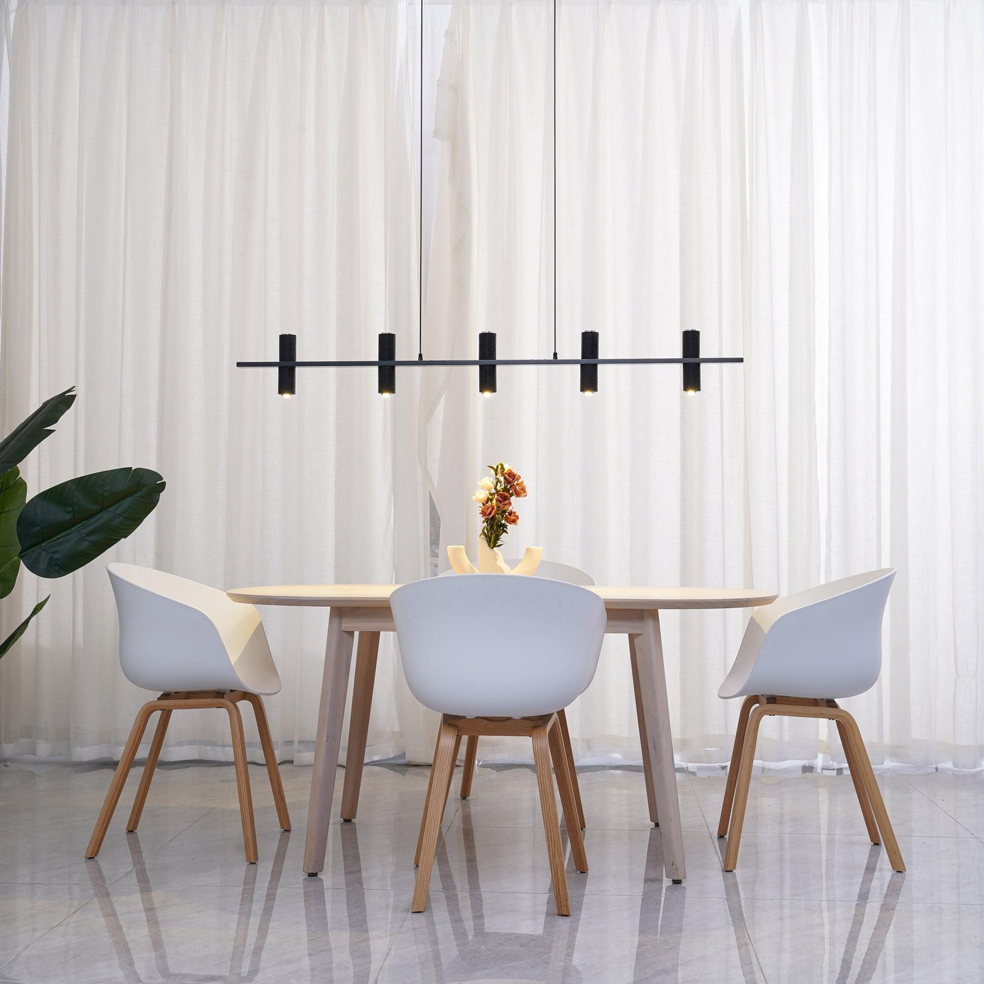 Nernis Pendant Lamp Parallel Stone Minimalist-Neutral Decor