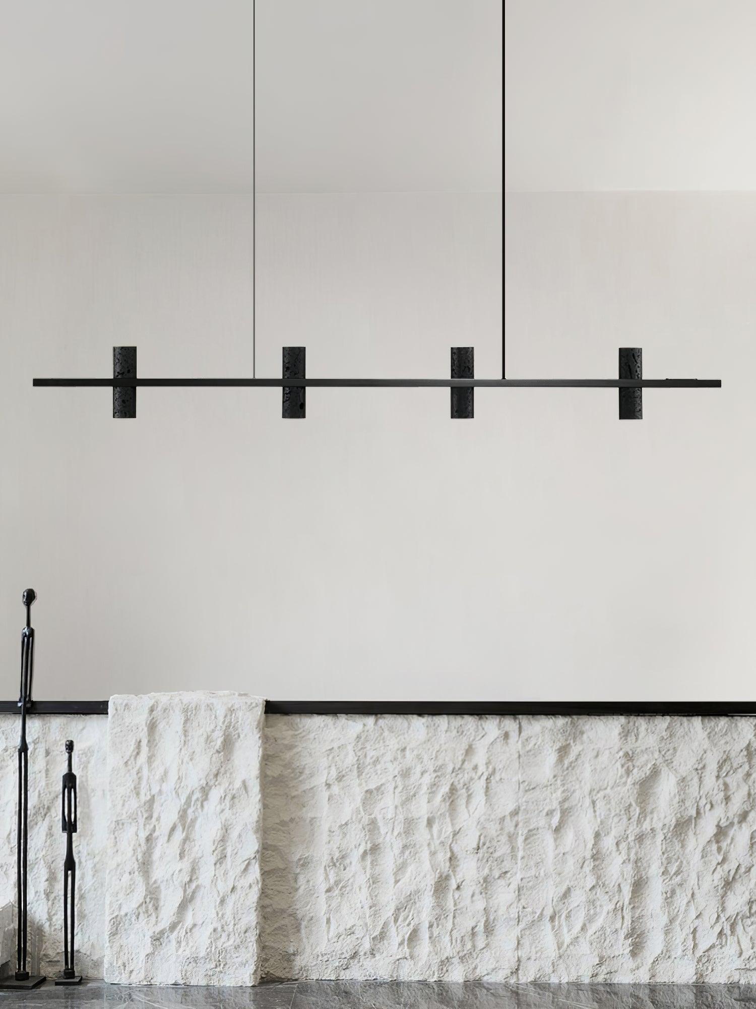 Nernis Pendant Lamp Parallel Stone Minimalist-Neutral Decor