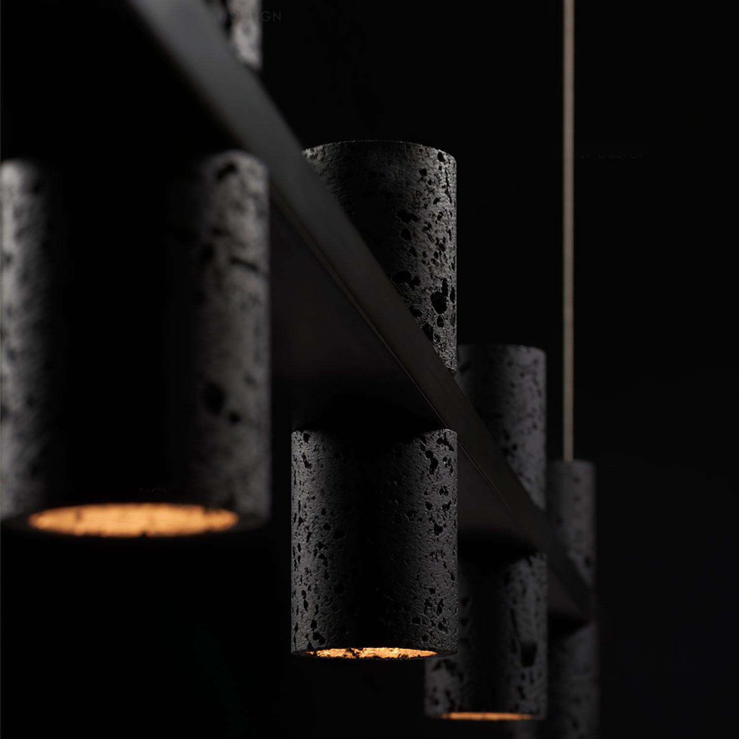 Nernis Pendant Lamp Parallel Stone Minimalist-Neutral Decor