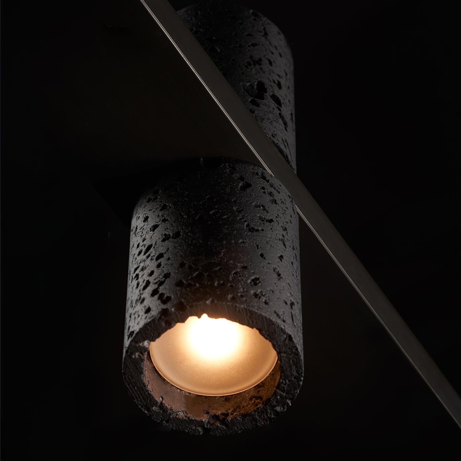 Nernis Pendant Lamp Parallel Stone Minimalist-Neutral Decor