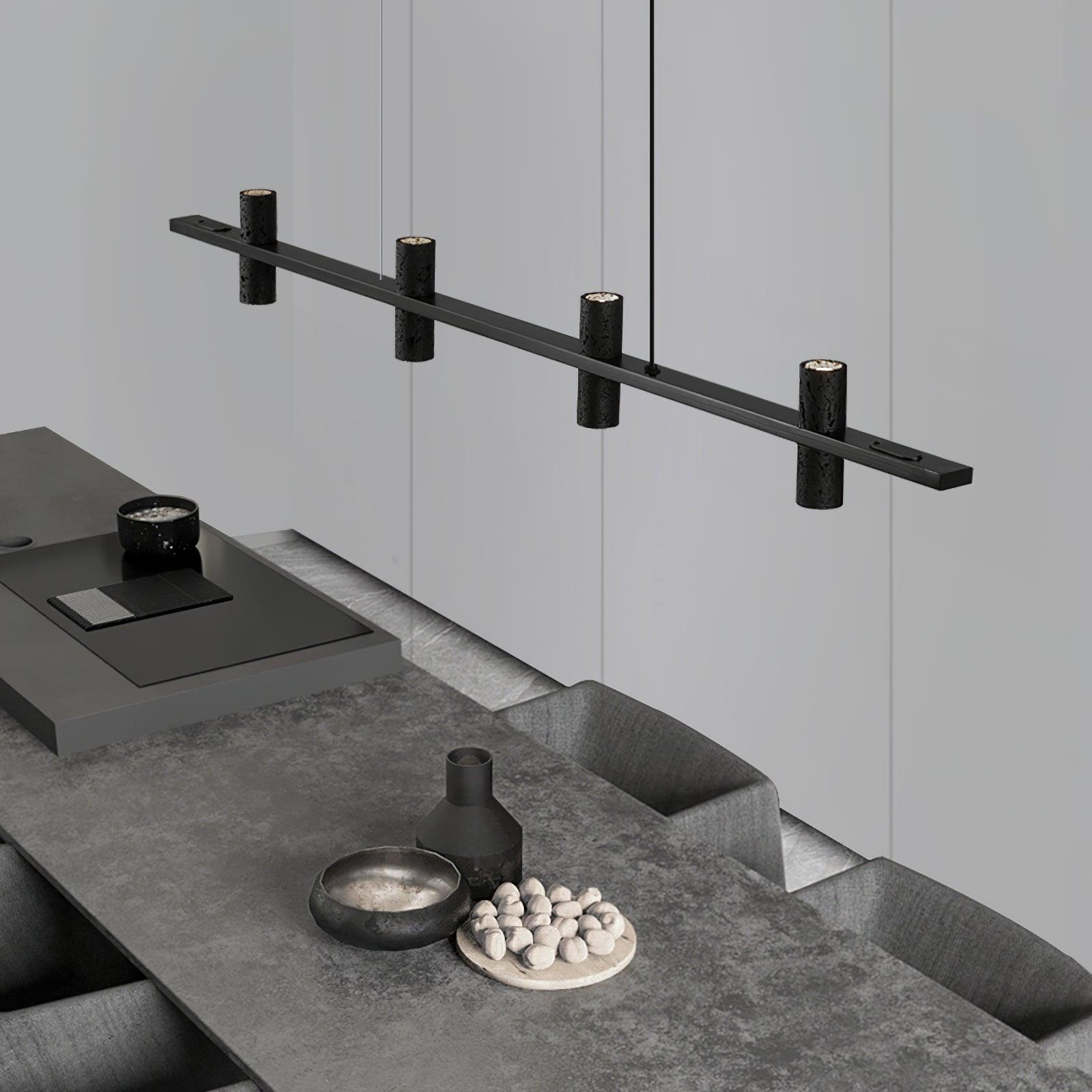 Nernis Pendant Lamp Parallel Stone Minimalist-Neutral Decor