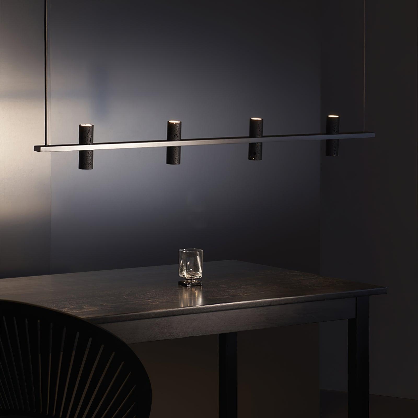 Nernis Pendant Lamp Parallel Stone Minimalist-Neutral Decor
