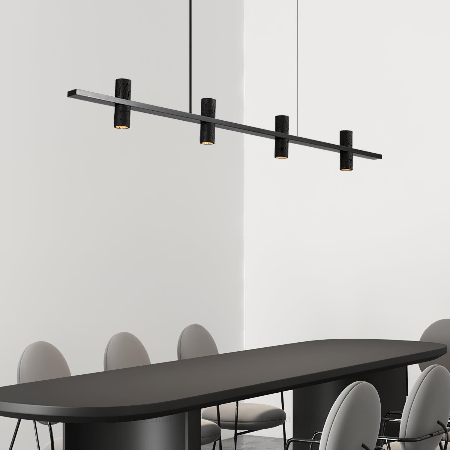Nernis Pendant Lamp Parallel Stone Minimalist-Neutral Decor