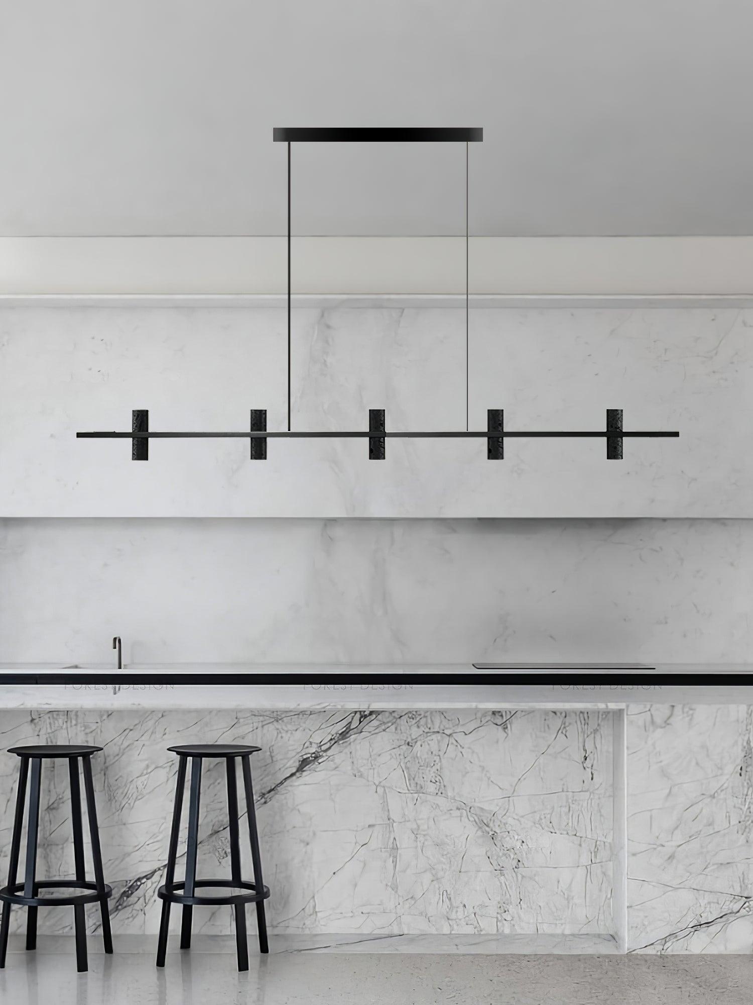 Nernis Pendant Lamp Parallel Stone Minimalist-Neutral Decor