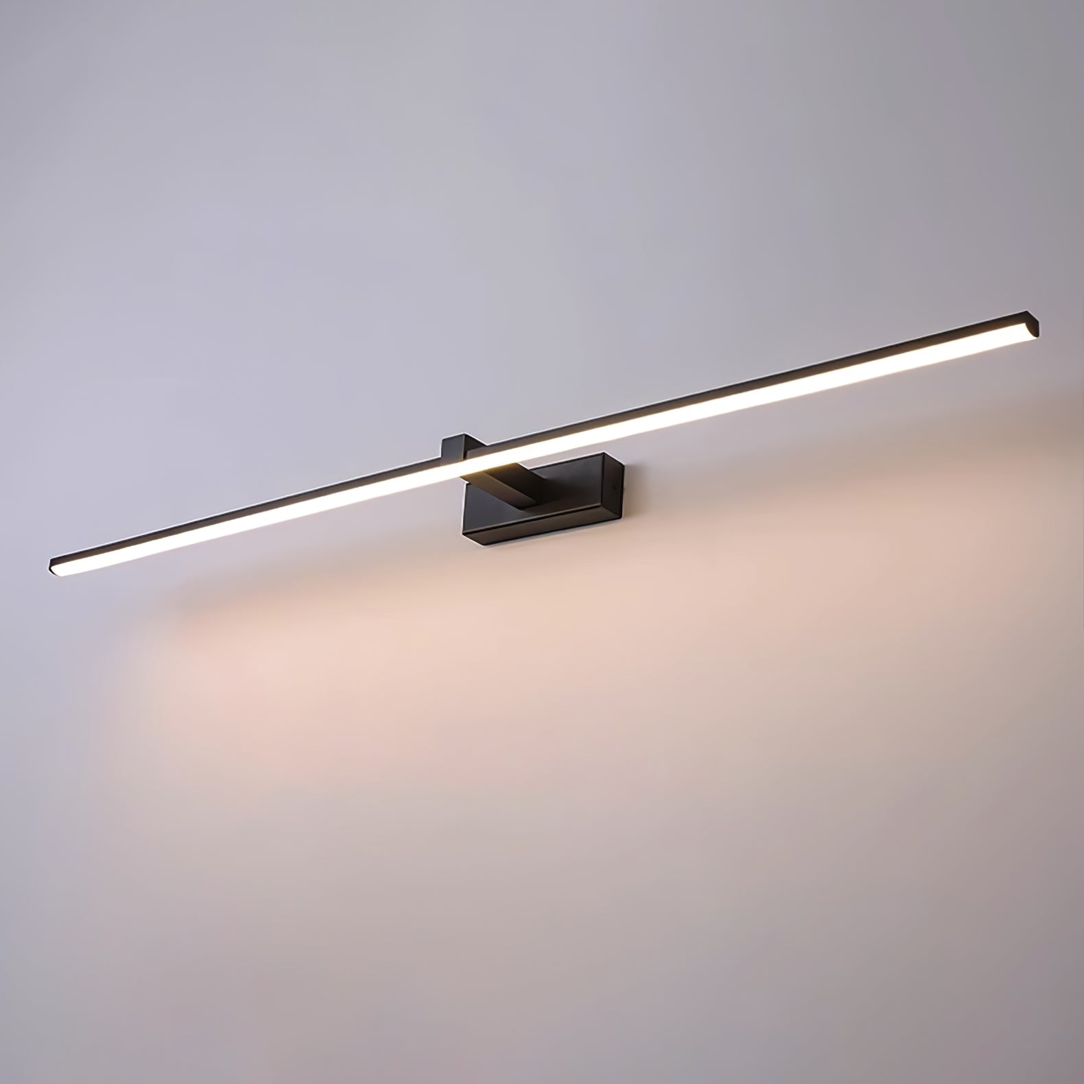 Yume Linear Modern Minimalist Mirror Wall Light-Neutral Decor