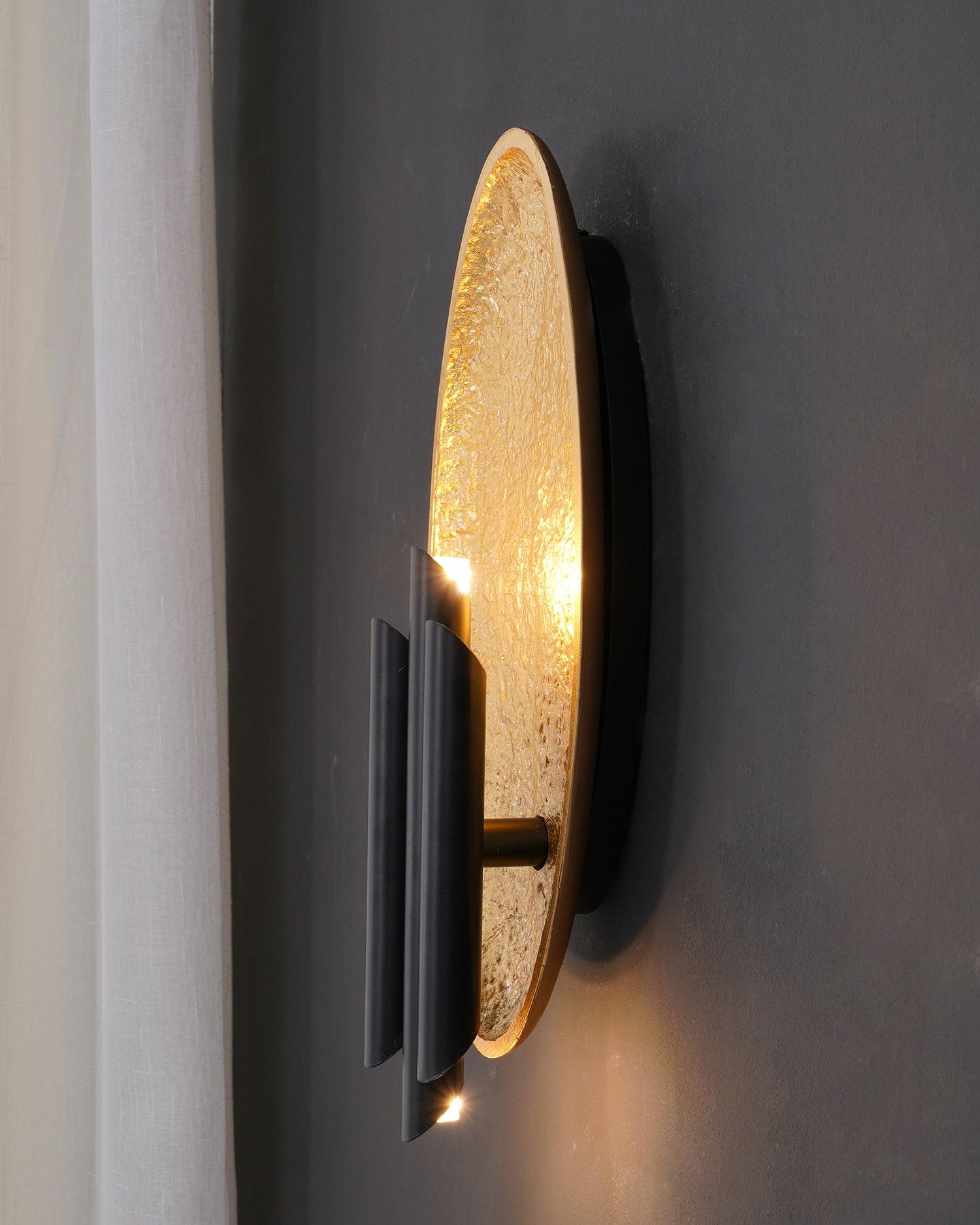 Lustra Wall Sconce Gold Black Minimalist-Neutral Decor