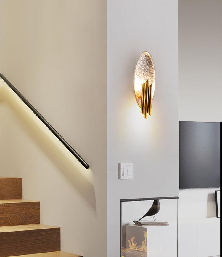 Lustra Wall Sconce Gold Black Minimalist-Neutral Decor