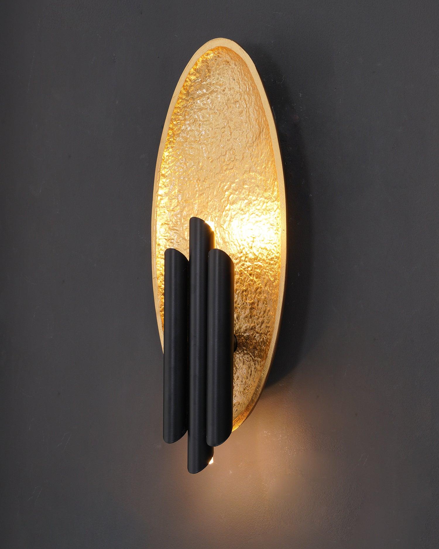 Lustra Wall Sconce Gold Black Minimalist-Neutral Decor