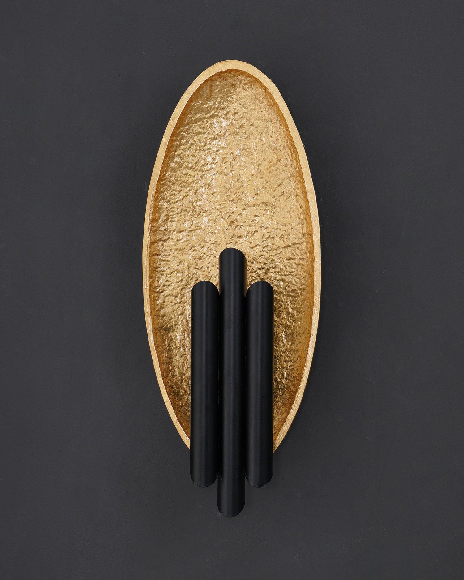 Lustra Wall Sconce Gold Black Minimalist-Neutral Decor
