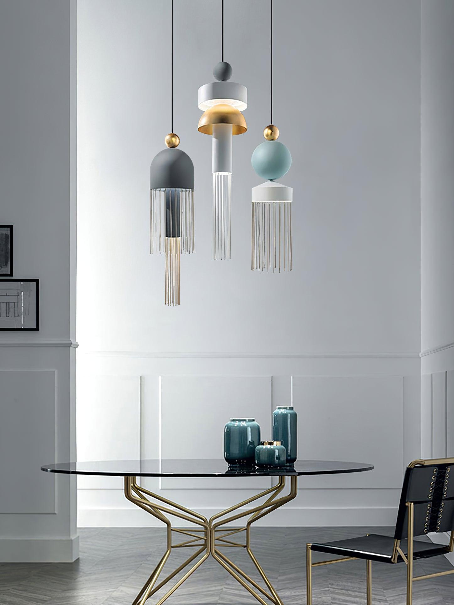 Aev Artistic Industrial Pendant Light-Neutral Decor