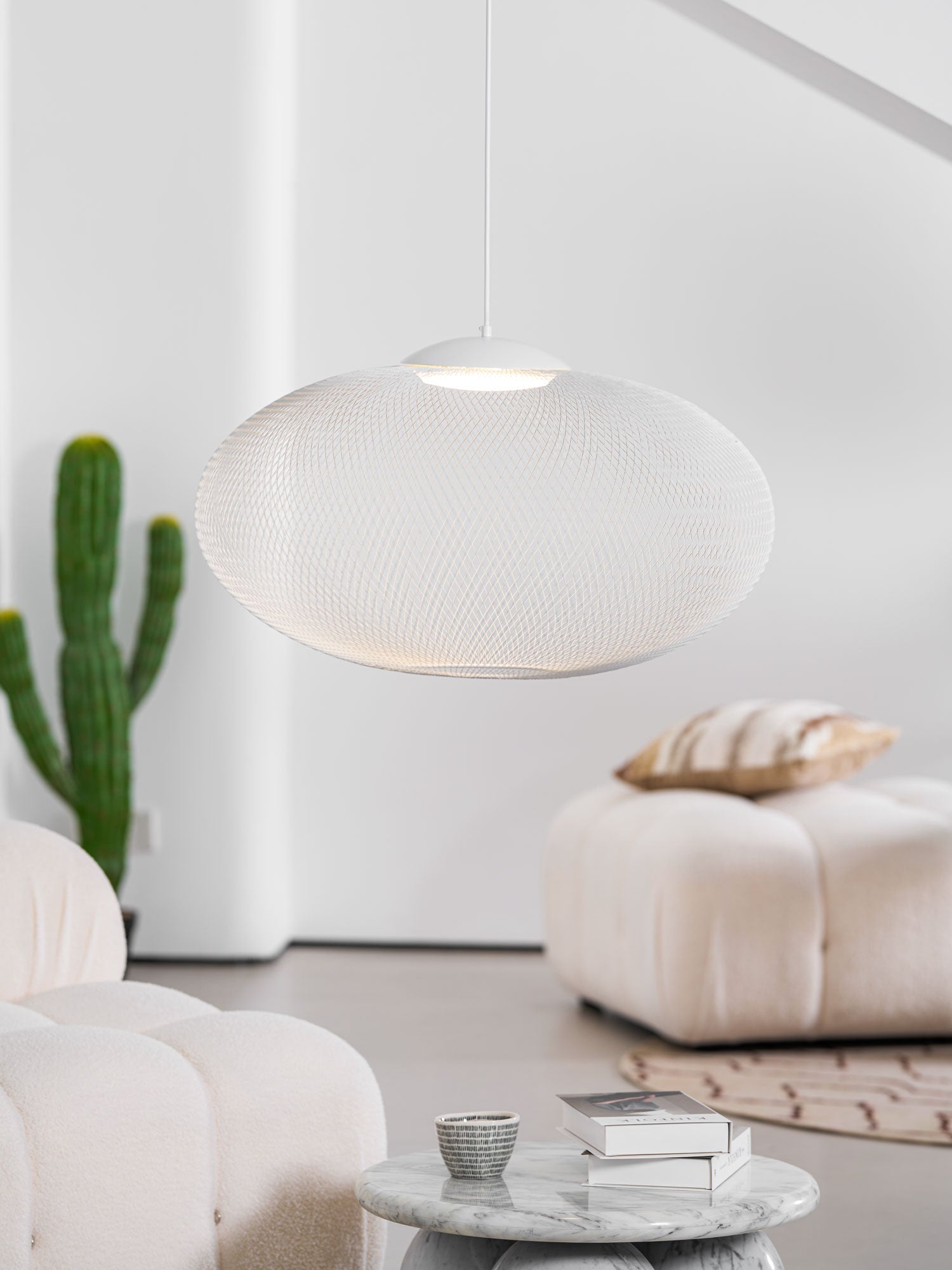 Lustra Pendant Lamp Metallic Mesh Black-Neutral Decor