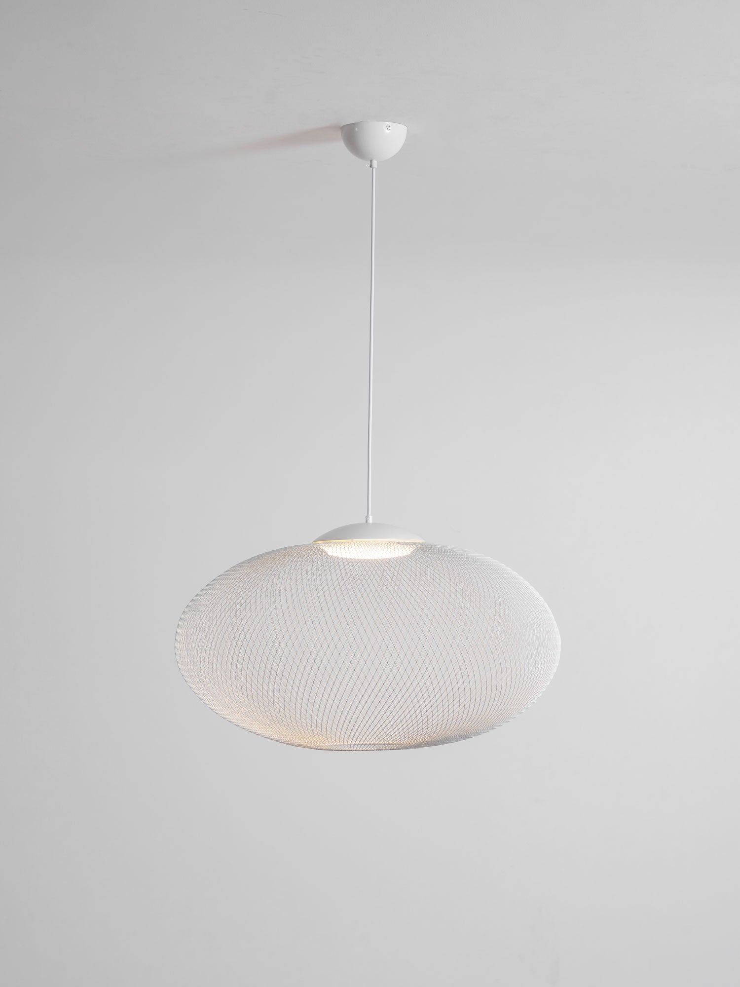 Lustra Pendant Lamp Metallic Mesh Black-Neutral Decor