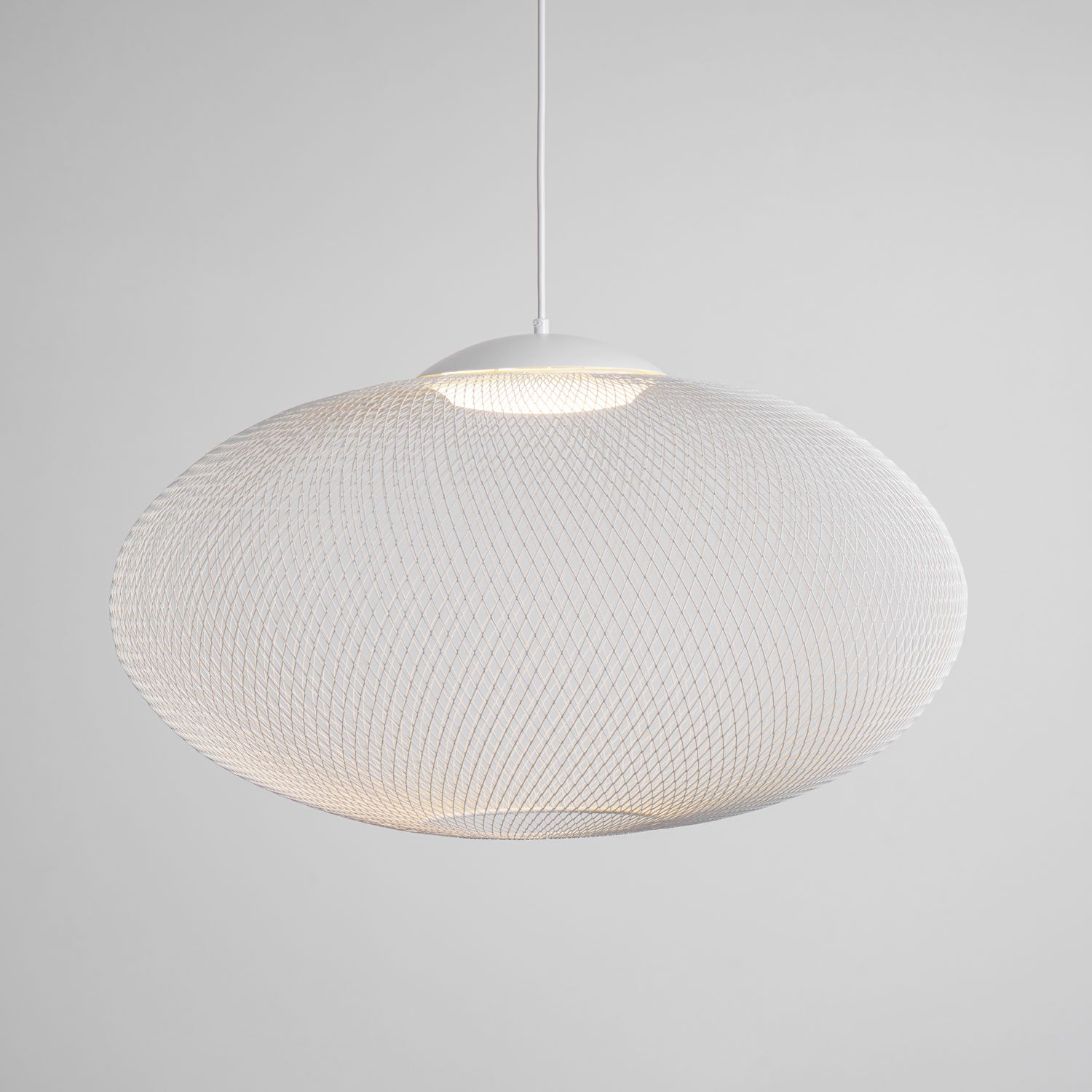 Lustra Pendant Lamp Metallic Mesh Black-Neutral Decor
