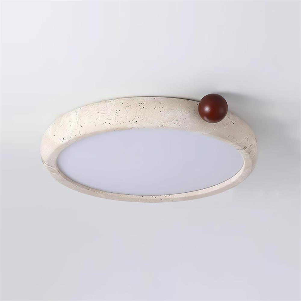 Ritta Cute  Travertine Round Ceiling Light