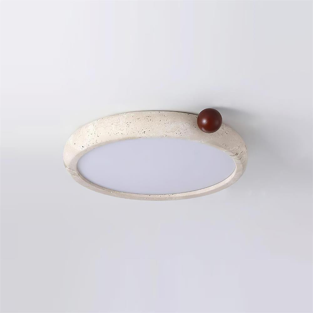 Ritta Cute  Travertine Round Ceiling Light