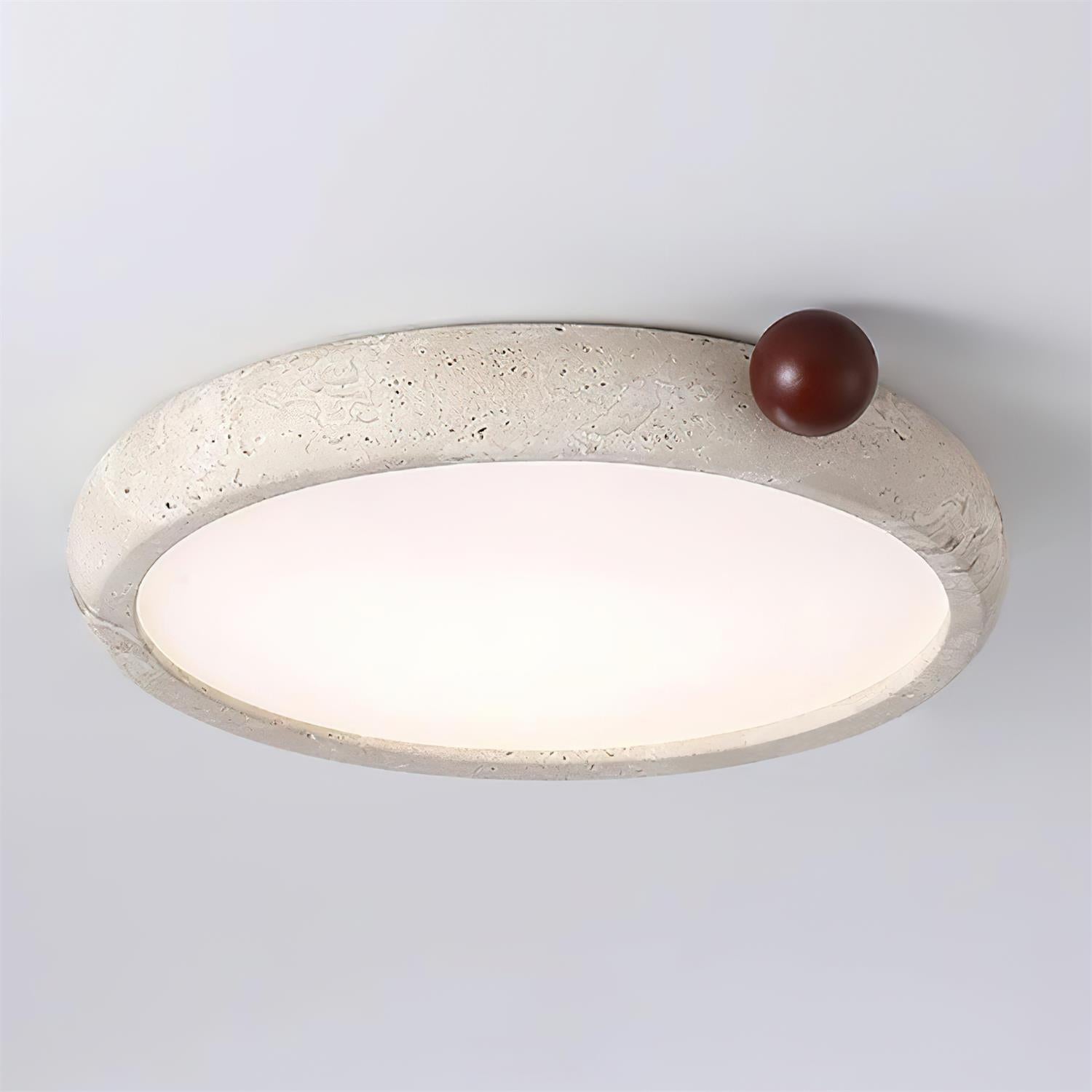 Ritta Cute  Travertine Round Ceiling Light