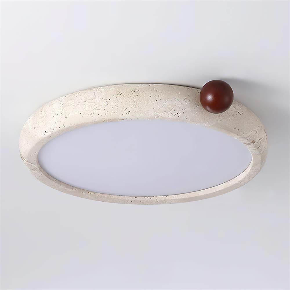 Ritta Cute  Travertine Round Ceiling Light