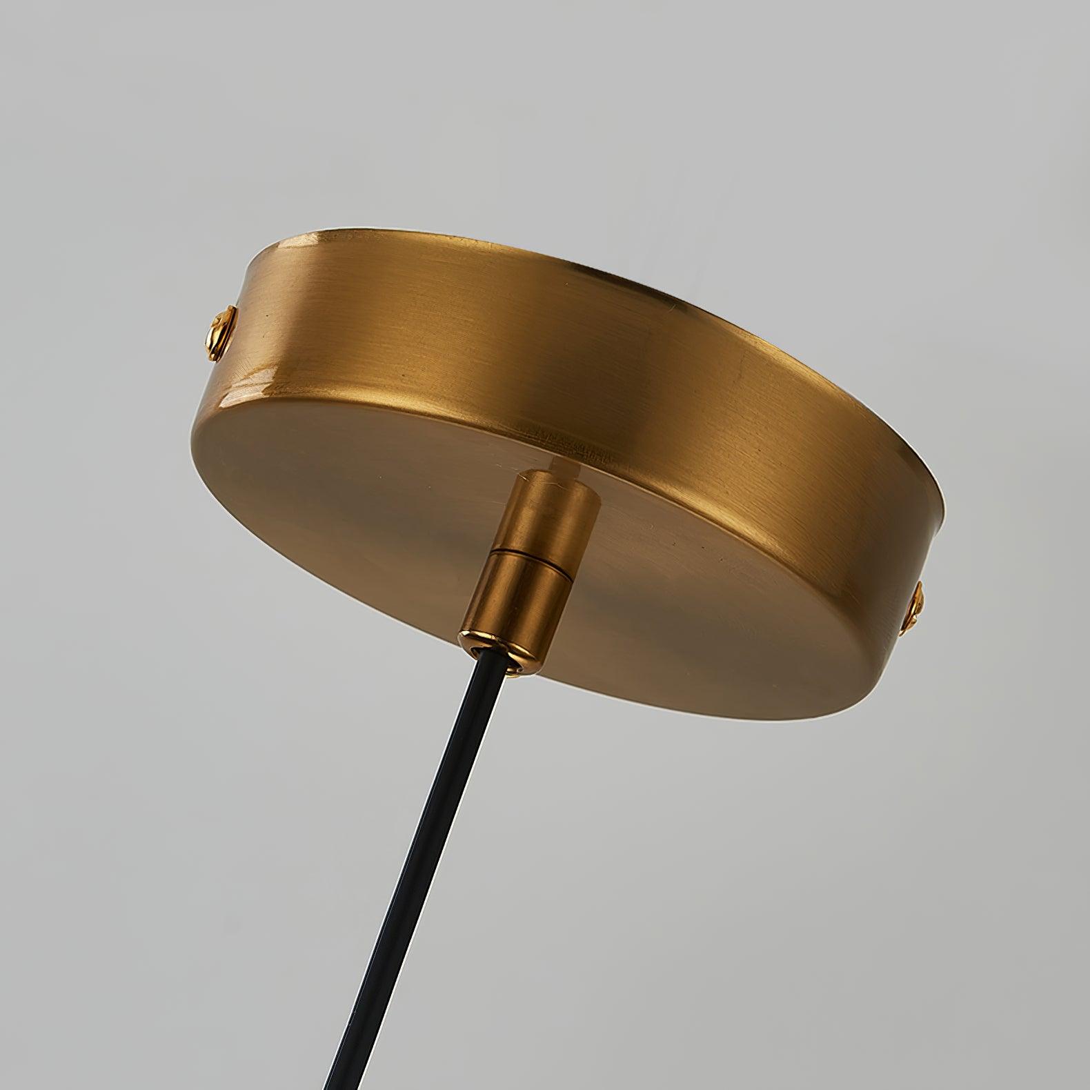 Aged Modern Minimalist Dome Glass Pendant Light-Neutral Decor