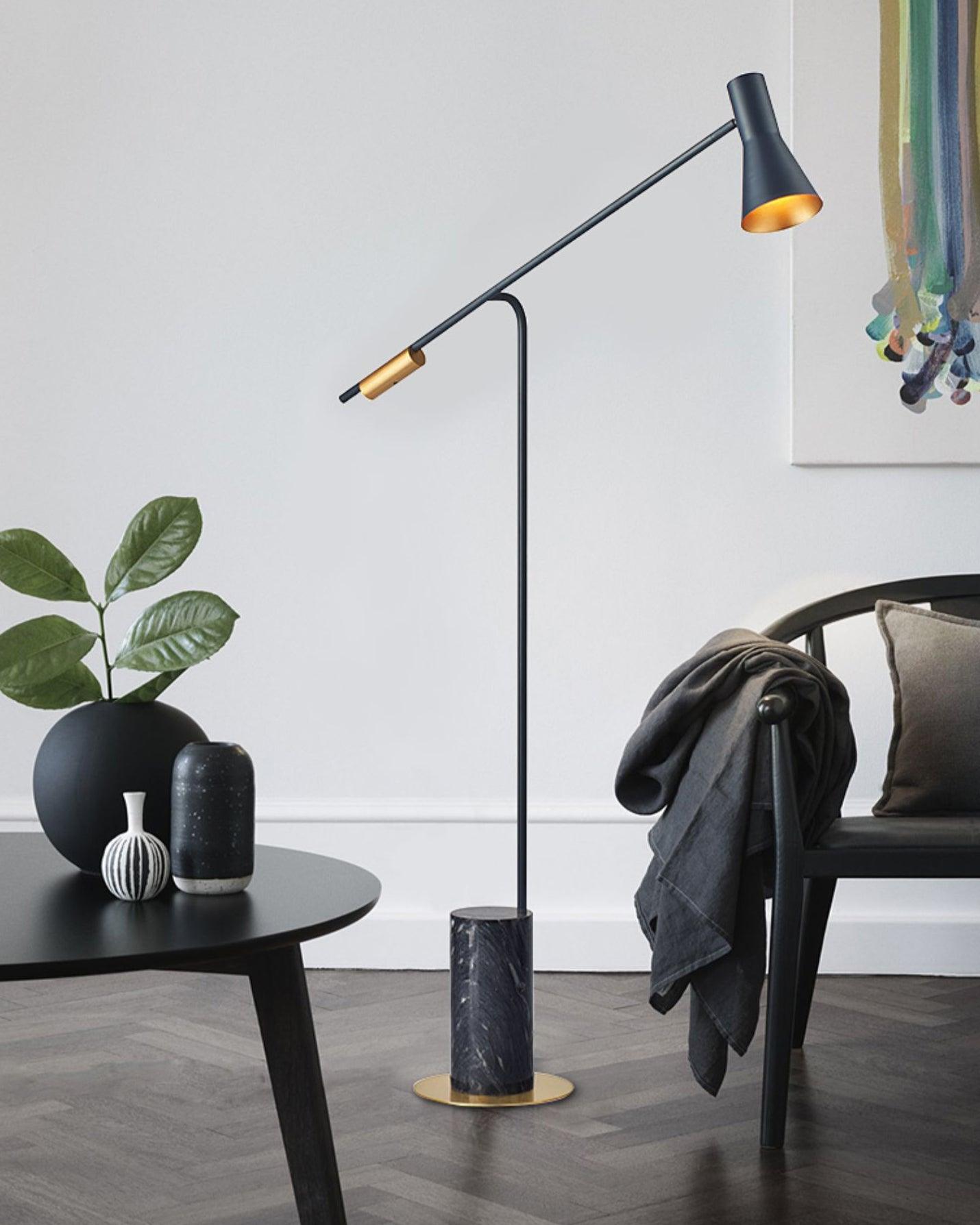 Vosolil Industrial Floor Lamp-Neutral Decor