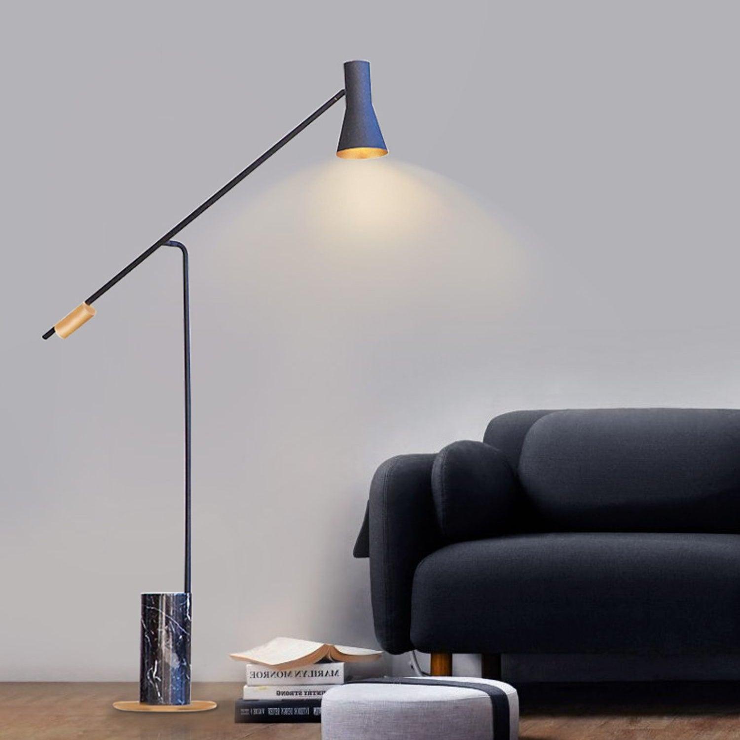 Vosolil Industrial Floor Lamp-Neutral Decor