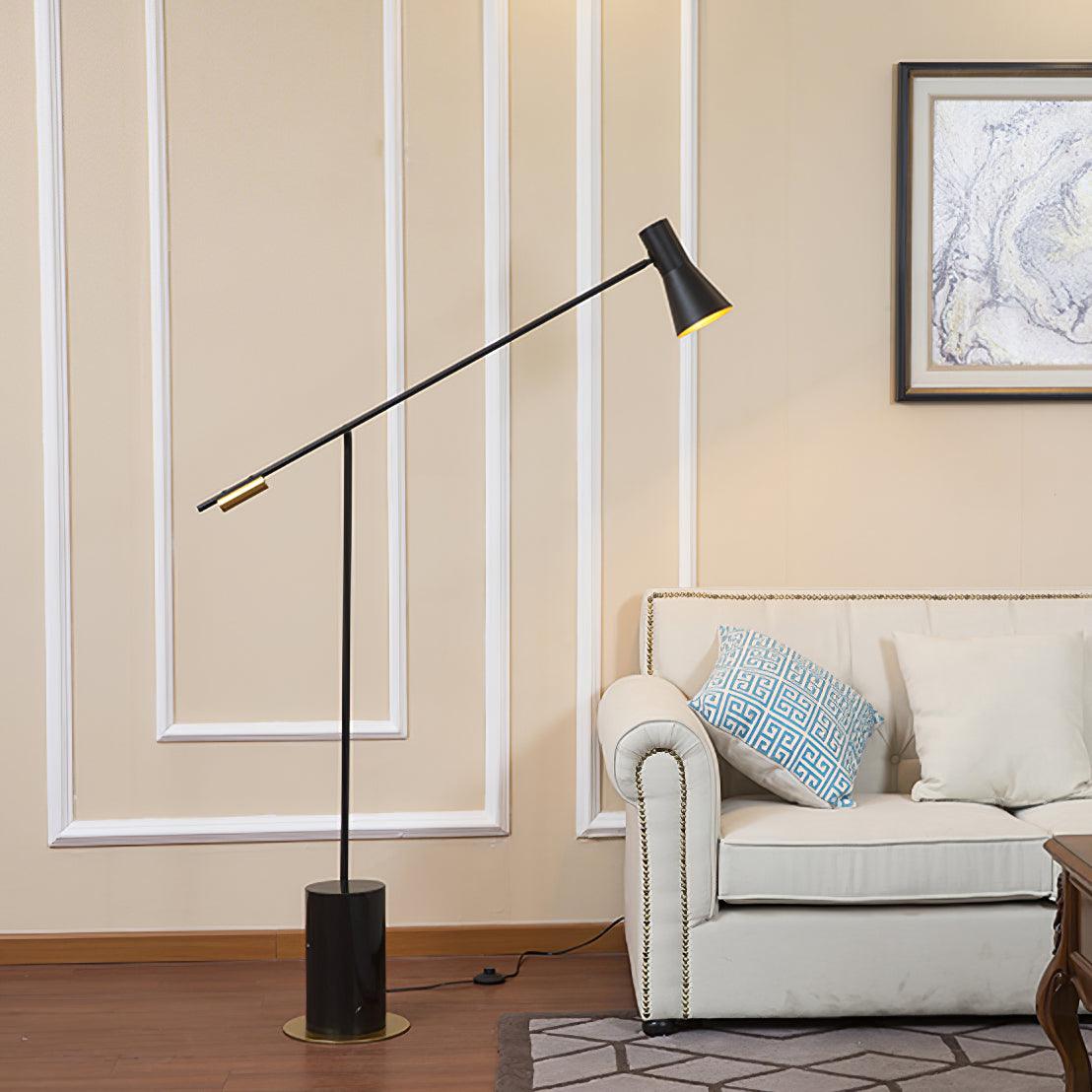 Vosolil Industrial Floor Lamp-Neutral Decor