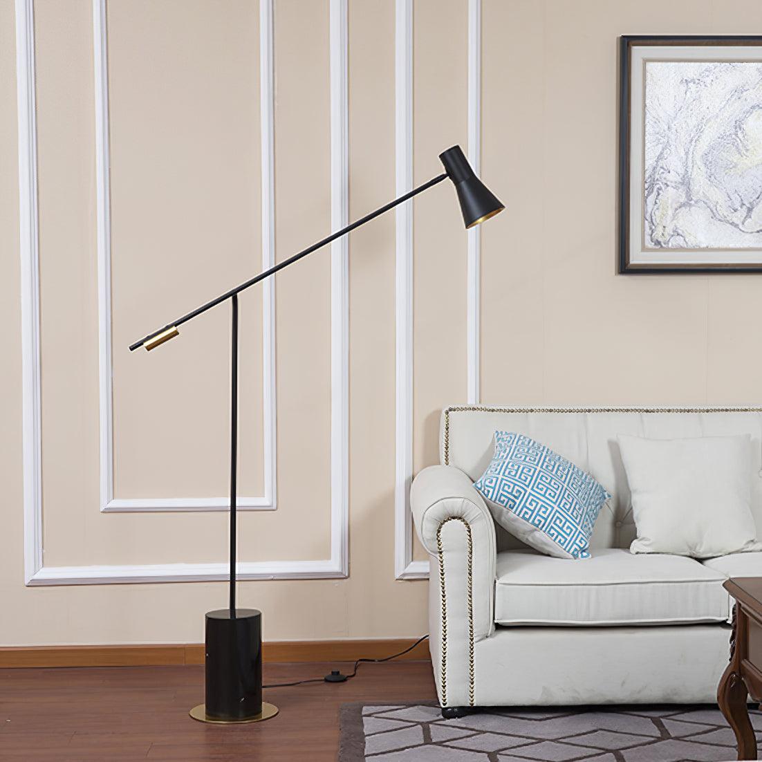 Vosolil Industrial Floor Lamp-Neutral Decor