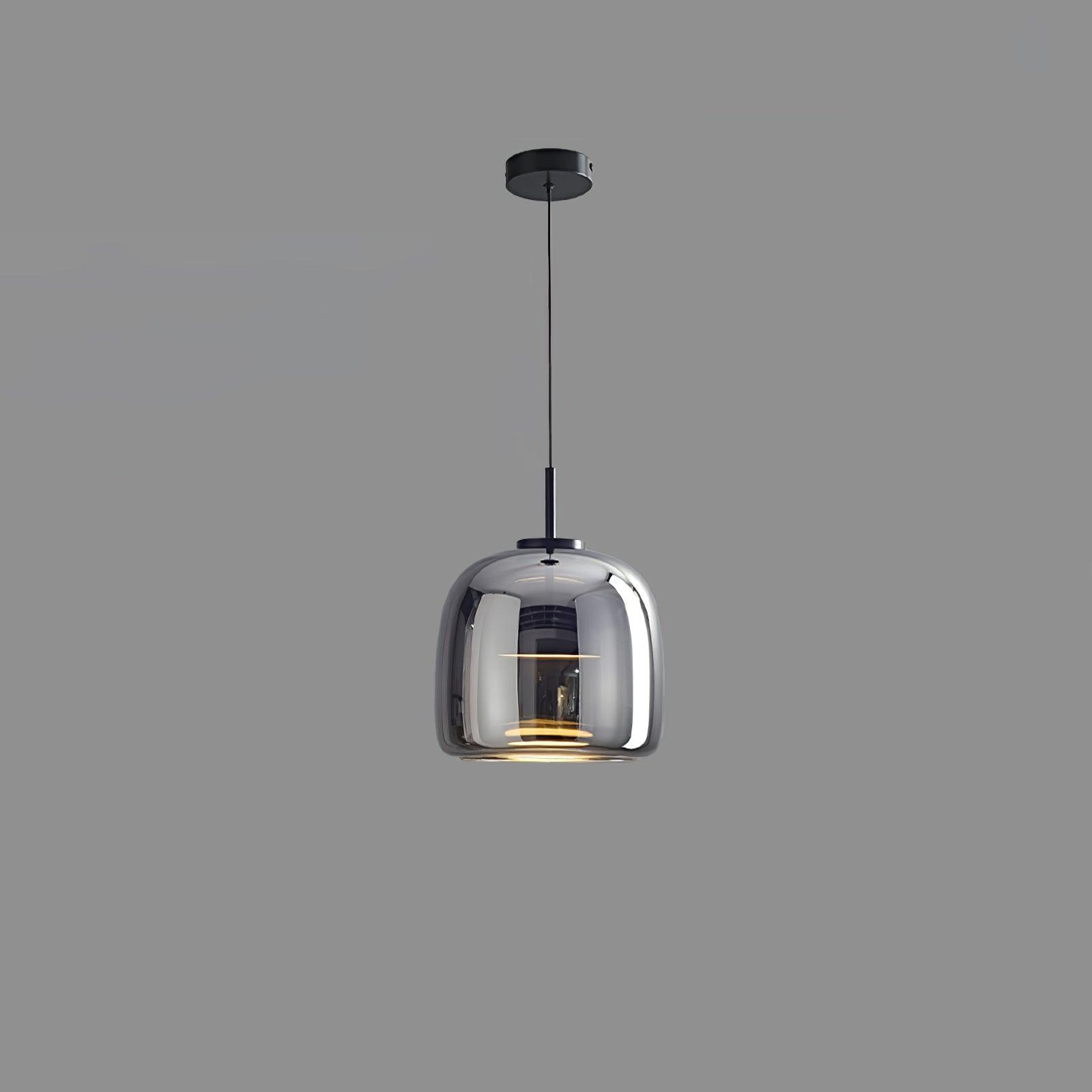 Obsidian Modern Glass Pendant Lamp-Neutral Decor